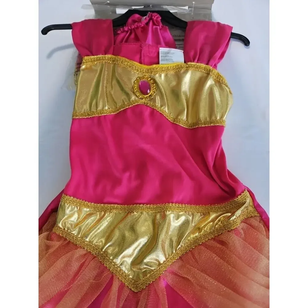 NWT Genie Girl Costume Size M (8-10) Pink And Gold‎